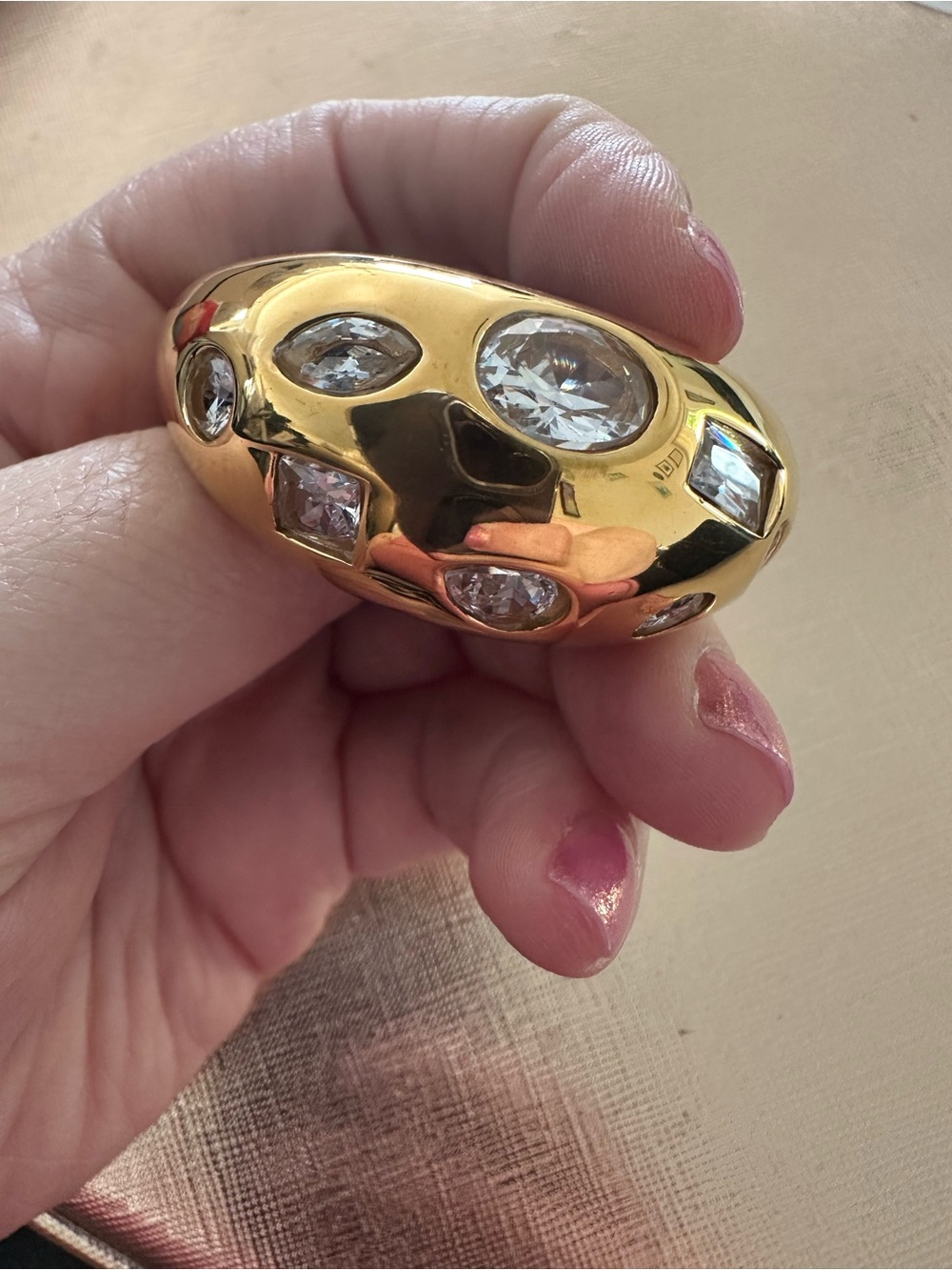 Gold Hair Tie with Gem Accent - Brand New - Picture 6 of 9